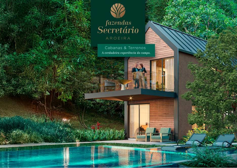 Cabanas dentro de Condomínio em Secretário!