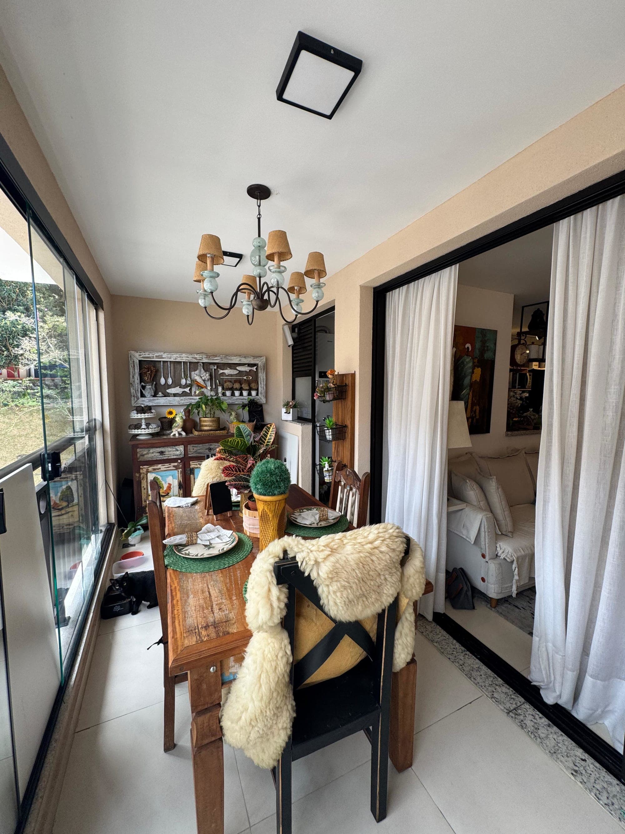 Cobertura muito charmosa em Itaipava.